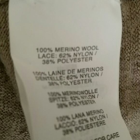 J. Crew Merino Wool Sweater with Lace. XS - Picture 4 of 4